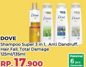 Harga Dove Shampoo 125/135ml