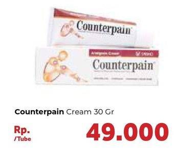 Promo Harga COUNTERPAIN Obat Gosok Cream 30 gr - Carrefour