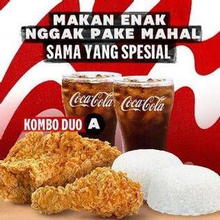 Promo Harga KFC Kombo Duo Kombo A  - KFC