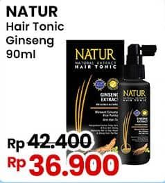 Promo Harga Natur Hair Tonic Gingseng 90 ml - Indomaret