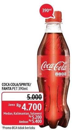 Promo Harga COCA COLA Minuman Soda 390 ml - Alfamidi