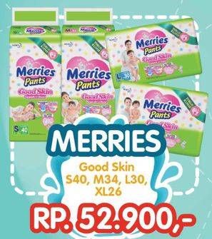 Promo Harga Merries Pants Good Skin S40, M34, L30, XL26  - Yogya