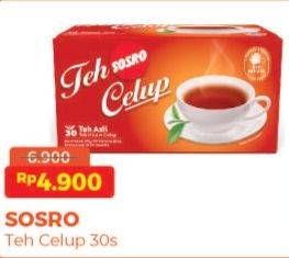 Promo Harga Sosro Teh Celup per 30 pcs 2 gr - Alfamart