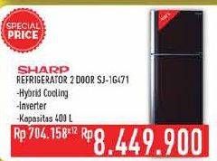 Promo Harga SHARP SJ-IG471PG | Refrigerator 2 Door  - Hypermart