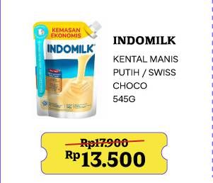 Promo Harga Indomilk Susu Kental Manis Cokelat, Plain 545 gr - Indomaret