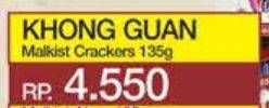 Promo Harga KHONG GUAN Malkist Crackers 135 gr - Yogya