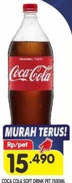 Promo Harga Coca Cola Minuman Soda 1500 ml - Superindo
