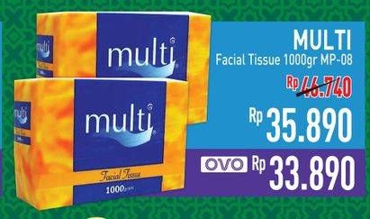 Promo Harga Multi Facial Tissue 1000 gr - Hypermart