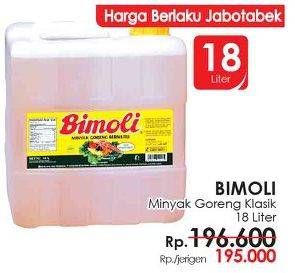 Promo Harga BIMOLI Minyak Goreng 18 ltr - Lotte Grosir