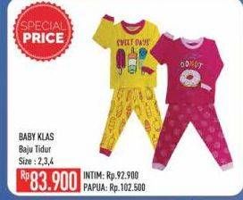 Promo Harga BABY KLAS Baju Tidur Anak 2, 3, 4  - Hypermart