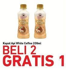 Promo Harga Kapal Api White Coffee Drink 200 ml - Carrefour