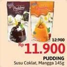 Promo Harga Nutrijell Pudding Susu Coklat, Susu Mangga 145 gr - Alfamidi