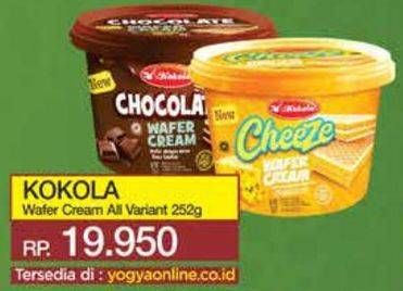 Promo Harga KOKOLA Wafer Cream All Variants 252 gr - Yogya