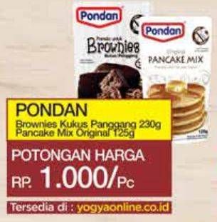 Promo Harga Pondan Brownies Kukus Panggang/Pancake Mix  - Yogya