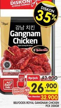 Promo Harga Belfoods Royal Ayam Goreng Ala Korea Gangnam Chicken 200 gr - Superindo