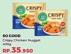 Promo Harga So Good Crispy Chicken Nugget 400 gr - Yogya