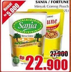 Promo Harga Sania / Fortune Minyak Goreng 2 ltr - Giant