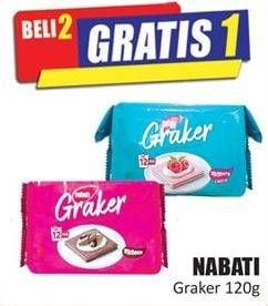 Promo Harga NABATI Graker Graham Crackers 120 gr - Hari Hari