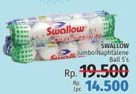 Promo Harga SWALLOW Jumbo Naphthalene Ball All Variants 5 pcs - LotteMart