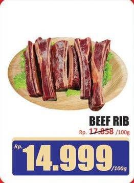 Promo Harga Rib Eye Steak per 100 gr - Hari Hari