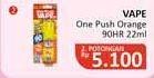 Promo Harga Fumakilla Vape One Push Orange 90 Hari 22 ml - Alfamidi