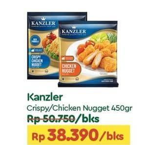 Promo Harga Kanzler Chicken Nugget Crispy, Original 450 gr - TIP TOP