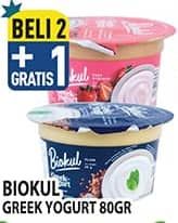 Promo Harga Biokul Greek Yogurt 80 gr - Hypermart