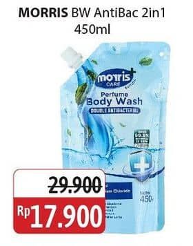 Promo Harga Morris Body Wash 2 In 1 Antibacterial 450 ml - Alfamidi