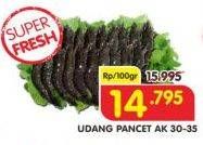 Promo Harga Udang Pancet AK 30-35 per 100 gr - Superindo