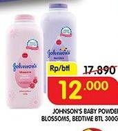 Promo Harga JOHNSONS Baby Powder Blossom, BedTime 300 gr - Superindo