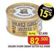 Promo Harga GOLDEN CHURN Butter 340 gr - Superindo