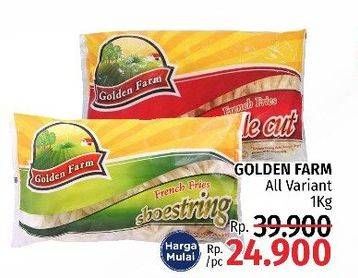 Promo Harga GOLDEN FARM French Fries All Variants 1000 gr - LotteMart