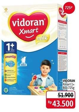 Promo Harga VIDORAN Xmart 1+ Vanilla 725 gr - Alfamidi