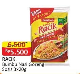 Promo Harga INDOFOOD Bumbu Racik Nasi Goreng Sosis 20 gr - Alfamart