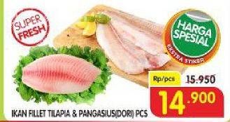 Promo Harga Ikan Fillet Pangasius/Tilapia  - Superindo