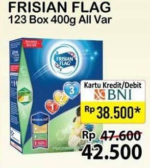 Promo Harga FRISIAN FLAG 123 Jelajah All Variants 400 gr - Alfamart