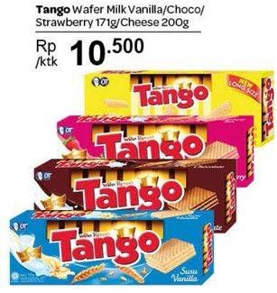 Promo Harga Tango Vanilla, Cokelat, Strawberry, Cheese  - Carrefour