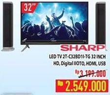 Promo Harga SHARP 2T-C32BD1i-TG | LED TV Tower Speaker  - Hypermart