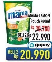 Promo Harga MAMA LEMON Cairan Pencuci Piring 780 ml - Hypermart