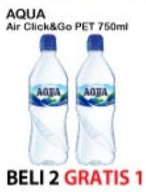 Promo Harga AQUA Air Mineral 750 ml - Alfamart