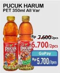 Promo Harga Teh Pucuk Harum Minuman Teh All Variants 350 ml - Alfamart