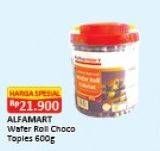 Promo Harga ALFAMART Wafer Roll Cokelat 600 gr - Alfamart