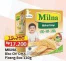 Promo Harga Milna Biskuit Bayi 6+ Pisang 130 gr - Alfamart