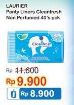 Promo Harga Laurier Pantyliner Cleanfresh NonPerfumed 40 pcs - Indomaret