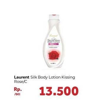 Promo Harga LAURENT Silkening Body Lotion Kissing Rose 200 ml - Carrefour