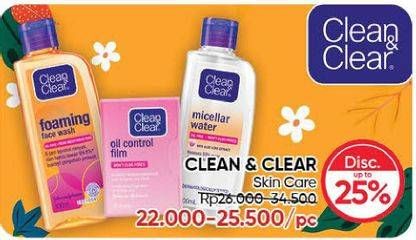Promo Harga CLEAN & CLEAR Skin Care  - Guardian