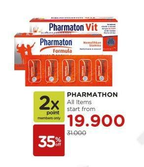 Promo Harga PHARMATON FORMULA Multivitamin Tablet All Variants  - Watsons