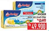 Promo Harga Anchor Butter Salted, Unsalted 227 gr - Hypermart