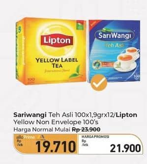 Promo Harga Lipton/Sariwangi Teh  - Carrefour