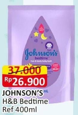 Promo Harga Johnsons Baby Bedtime Bath 400 ml - Alfamart